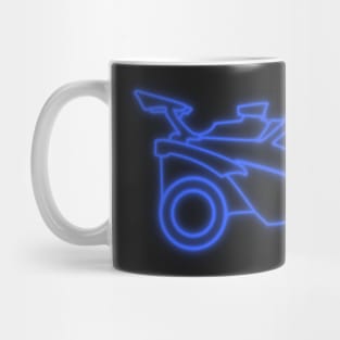 Octane Neon Blue (Must buy in black to enhance the effect) | Rocket League Mug